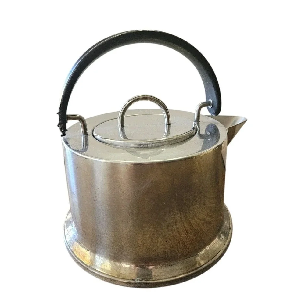 Bodum Italy Water Tea Kettle Stove Top C. Jorgensen Stainless 18/10 Osiris INOX - Picture 2 of 7